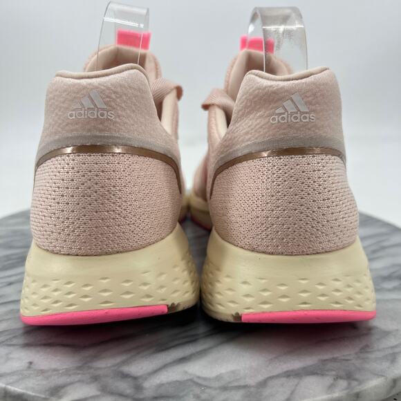 Adidas Women Running Shoes Pink Edge Lux Sportswear Lightweight Bounce Workout - Picture 5 of 13